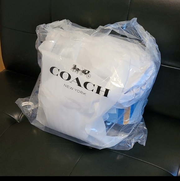 Coach Mollie Tote Large In Signature Jacquard With Stripes - Picture 5 of 5